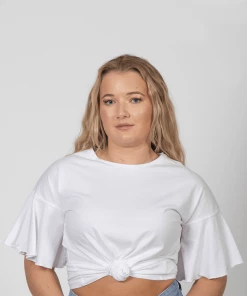 Bik Bok Clothing Angel Sleeve Box T Shirt