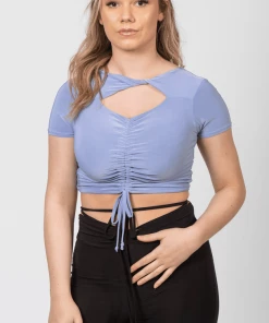 Bubu Clothing Ruche T-Shirt Crop