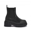 Bubu Shoes Black Ankle Boot With Toe Detail