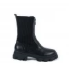 Bubu Black Zip Up Sock Boot Shoes