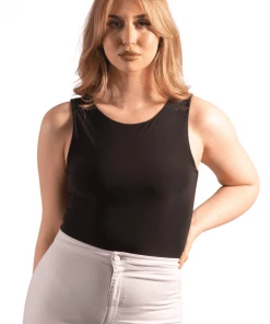 Bubu Black Slinky Bodysuit Tops