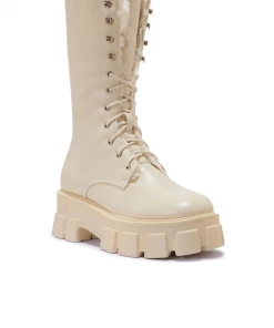 Bubu Shoes Cream Fleece Lined Boot