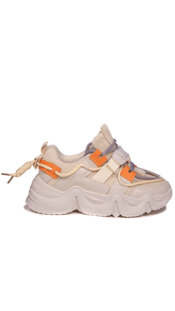 Bubu Orange Tab Chunky Trainers Shoes 3 Bubu Orange Tab Chunky Trainers Shoes