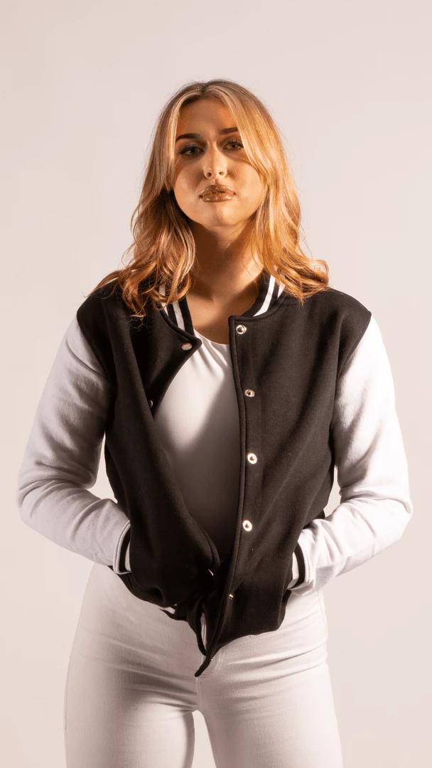 Bubu Jackets & Gilets Monochrome Varsity Jacket 4 Bubu Jackets & Gilets Monochrome Varsity Jacket