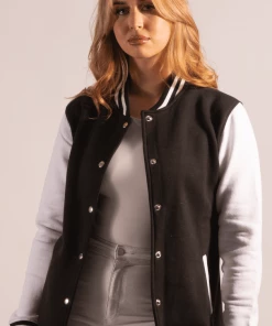 Bubu Jackets & Gilets Monochrome Varsity Jacket 7 Bubu Jackets & Gilets Monochrome Varsity Jacket