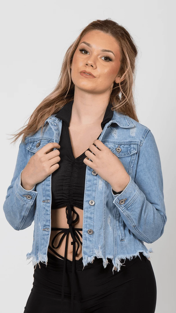 Bubu Clothing Distressed Denim Jacket 3 Bubu Clothing Distressed Denim Jacket