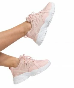 Bubu Pink Chunky Trainer Shoes