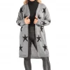 Bubu Grey Star Cardigan Clothing