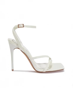 Bubu Classic White Strappy Heel