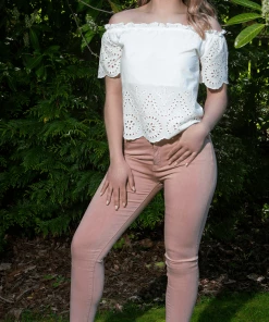 Bubu Clothing Pink Super Soft Skinny Jeans