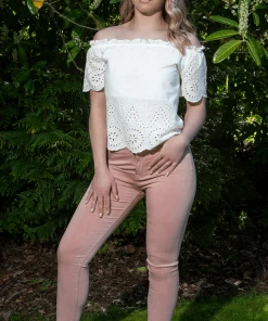 Bubu Clothing Pink Super Soft Skinny Jeans