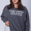 Bubu Plus Size Saint Tropez SweatShirt 2 Bubu Plus Size Saint Tropez SweatShirt