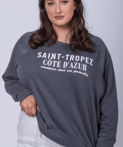 Bubu Plus Size Saint Tropez SweatShirt