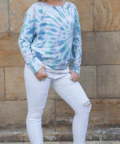 Bubu Clothing Tie Dye Be Happy SweatShirt