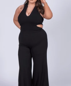 Bubu Black Cut Out Jumpsuit Dresses
