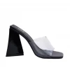 Bubu Black Patent Perspex Mule 2 Bubu Black Patent Perspex Mule