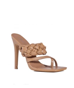 Bubu Mocha Crossover PU Mule