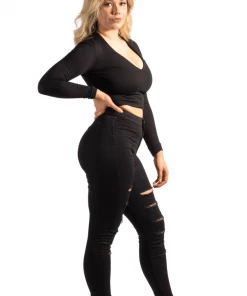 Bubu Black High Waisted Jeans