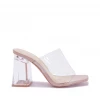 Bubu Nude Perspex Mule