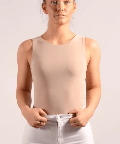 Bubu Tops Stone Slinky Bodysuit