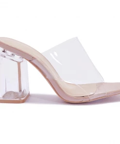 Bubu Nude Perspex Mule