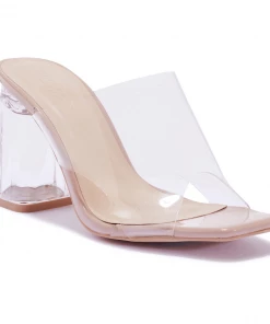 Bubu Nude Perspex Mule