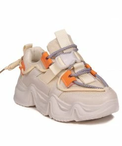 Bubu Orange Tab Chunky Trainers Shoes 7 Bubu Orange Tab Chunky Trainers Shoes