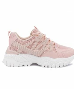 Bubu Pink Chunky Trainer Shoes