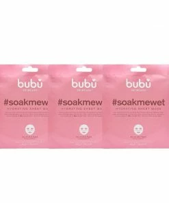 Bubu Skincare Hydrating Sheet Mask - Pack Of Three