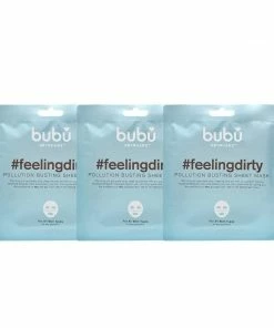 Bubu Skincare Pollution Protective Sheet Mask - Pack Of Three
