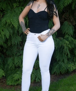 Bubu Slinky Ruche Bra Bodysuit Clothing