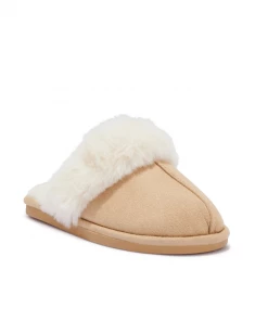 Bubu Shoes Fluffy Beige Slipper