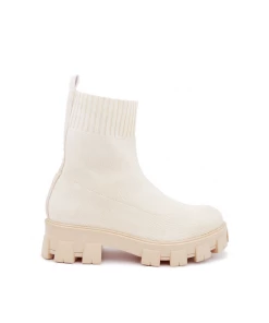 Bubu Shoes Cream Sock Boot