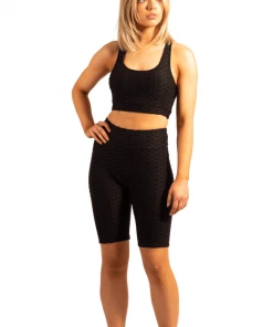 Bubu Sports Bra And Shorts Co-ord Black Gymwear & Joggers