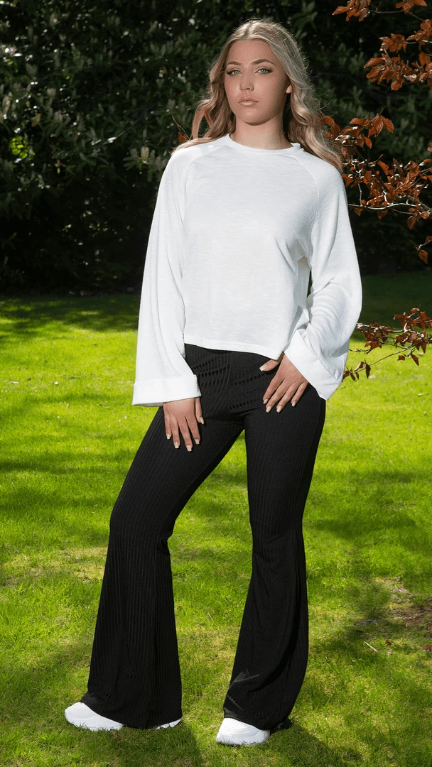 Bubu Flared Ribbed Trousers Clothing 4 Bubu Flared Ribbed Trousers Clothing