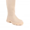 Bubu Shoes Cream PU Wellie Style Boot