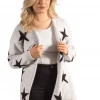 Bubu Cream Star Cardigan Clothing 1 Bubu Cream Star Cardigan Clothing