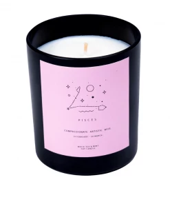 Flamingo Candles Pisces Zodiac Meditation Candle