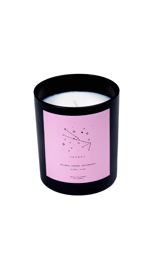 Flamingo Candles Lifestyle Taurus Zodiac Meditation Candle 3 Flamingo Candles Lifestyle Taurus Zodiac Meditation Candle