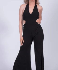 Bubu Black Cut Out Jumpsuit Dresses