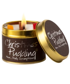 Lily-Flame Christmas Pudding Scented Candle Lifestyle
