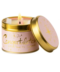 Lily-Flame Congratulations Scented Candle Lifestyle