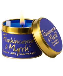 Lily-Flame Frankincense & Myrhh Scented Candle