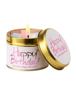 Lily-Flame Happy Birthday Scented Candle Lifestyle
