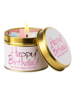 Lily-Flame Happy Birthday Scented Candle Lifestyle
