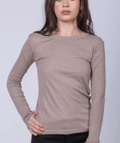 Bik Bok Crew Neck Long Sleeve Jersey Tops