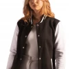 Bubu Jackets & Gilets Monochrome Varsity Jacket